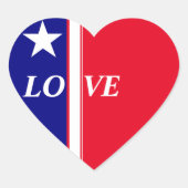 STICKER CŒUR AMOUR STYLE AMÉRICAIN (Devant)