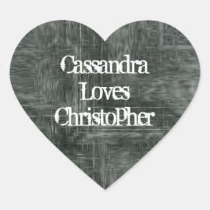 Sticker Cœur Amour usé sale