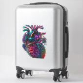 Sticker Coeur anatomique 3 (Sur valise)