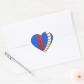 Sticker Cœur Ancre rouge (Enveloppe)