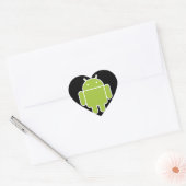 Sticker Cœur Android (Enveloppe)