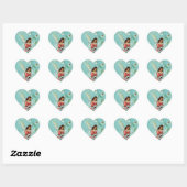 Sticker Cœur Ange De Pâques Avec Fleurs (Feuille)