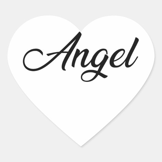 Sticker Coeur Angel Sickers (Devant)