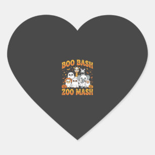 Sticker Cœur Animaux du zoo Halloween Boo Bash Zoo Mash_1