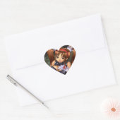 Sticker Cœur Anime Girl - Miel (Enveloppe)