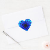 Sticker Cœur Aqua Eye (Enveloppe)
