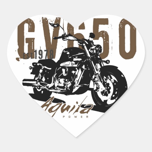 Sticker Cœur Aquila L'Aigle (Devant)