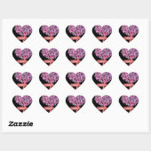 Sticker Cœur Arbre d'amour de coeurs (Feuille)