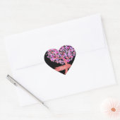 Sticker Cœur Arbre d'amour de coeurs (Enveloppe)