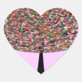 Sticker Cœur Arbre Jelly Bean (Devant)