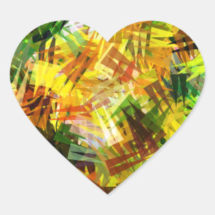 STICKER CŒUR ARBRES D'ÉTÉ