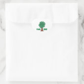Sticker Cœur Arbres plantes (Sac)