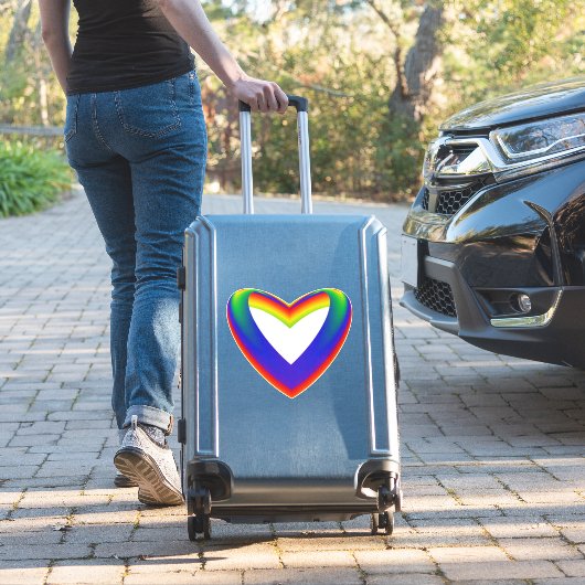 Sticker Coeur arc-en-ciel (Valise Insitu)