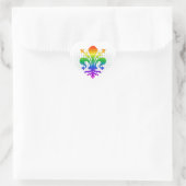 Sticker Cœur Arc-en-ciel (Sac)