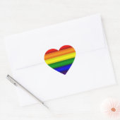 Sticker Coeur arc-en-ciel (Enveloppe)
