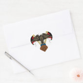 Sticker Cœur Armoiries de Jordanie (Enveloppe)