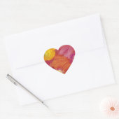 Sticker Cœur Art Ladybug (Enveloppe)