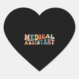 Sticker Cœur Assistant Médicale super MA infirmière infirmière 