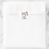 Sticker Cœur Assistante dentaire (Sac)