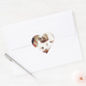 Sticker Cœur Astronaut Sloth (Enveloppe)