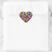 Sticker Cœur Autisme (Sac)