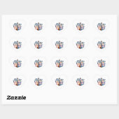 Sticker Cœur Autistic and violinist (Feuille)
