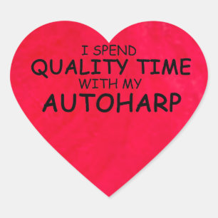 Sticker Coeur Autoharp Time