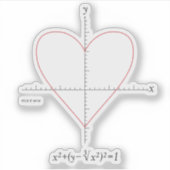 Sticker Coeur Axes (Devant)