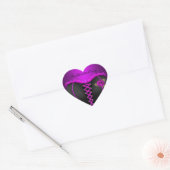 Sticker Coeur Bachelorette Party Purple Corset (Enveloppe)