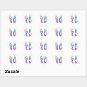 Sticker Cœur Ballerina Cute Ballet (Feuille)