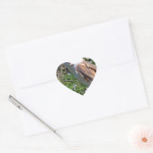 Sticker Cœur Barn Owl (Enveloppe)