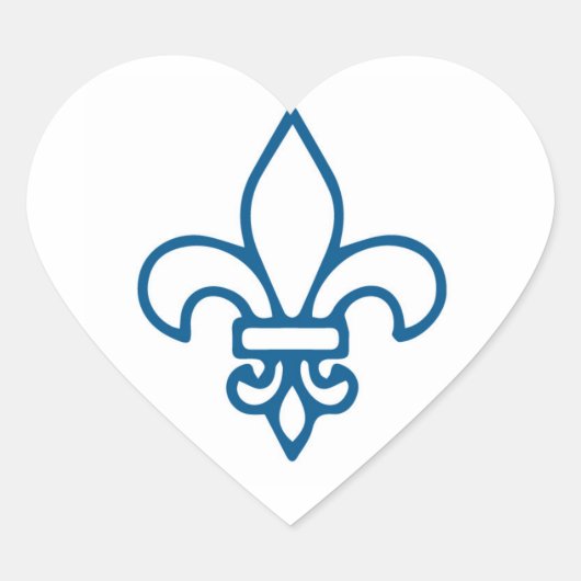 Sticker Cœur Bas x4 Québec (Devant)