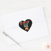 Sticker Cœur Basket (Enveloppe)
