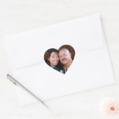 STICKER CŒUR BÂTIMENTS PHOTOGRAPHIQUES PERSONNALISÉS (Enveloppe)