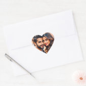 Sticker Cœur Bâton avec amour (Enveloppe)