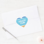 Sticker Cœur Beach Bum (Enveloppe)