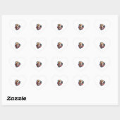 STICKER CŒUR BEAGLE 4 (Feuille)