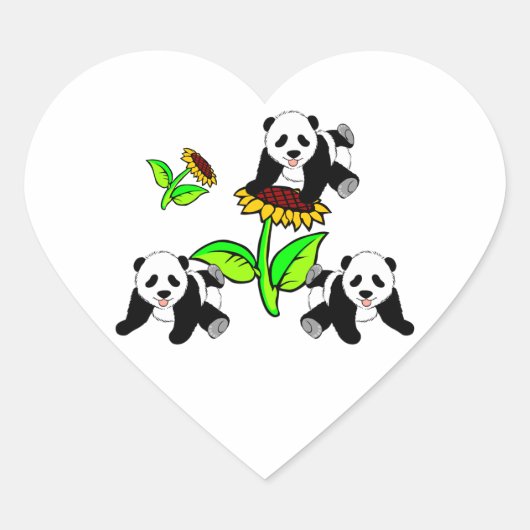 Sticker Cœur Bears de Sunflower (Devant)