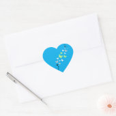 Sticker Cœur Beau Papillon Fierté Agender (Enveloppe)