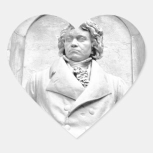 Sticker Cœur Beethoven