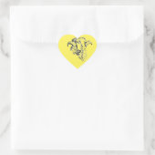 Sticker Cœur Bélier mignon (Sac)