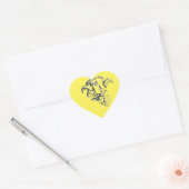 Sticker Cœur Bélier mignon (Enveloppe)