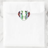 Sticker Cœur Belle conception Extraordinaire ont une belle jour (Sac)