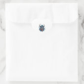 Sticker Cœur Berserker crâne viking (Sac)