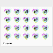 Sticker Cœur bff ~ coeurs (Feuille)