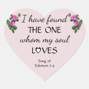 Sticker Cœur Bible du Coeur et de l'Amour et collants