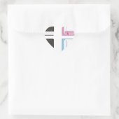 Sticker Cœur bibles (Sac)