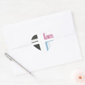 Sticker Cœur bibles (Enveloppe)