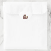 Sticker Cœur Bière Sloth (Sac)