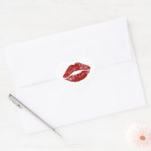 Sticker Cœur Big Kiss (Enveloppe)